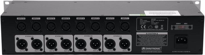 Actual product image Omnitronic MZD-88 (Studio- and Livemixer)