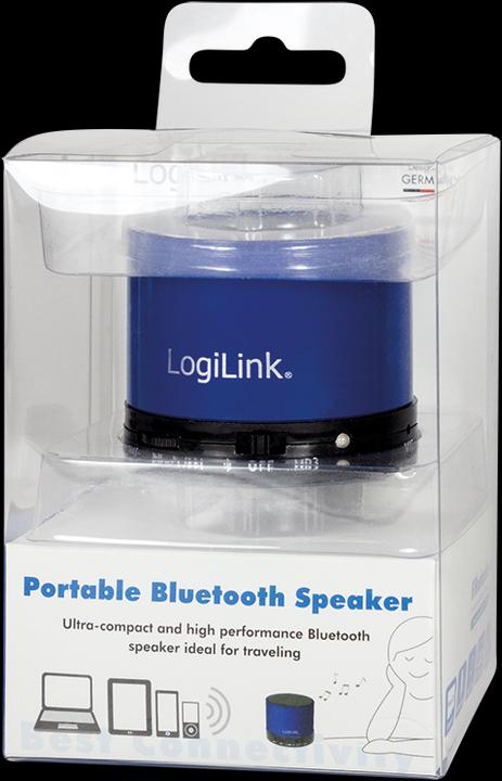 Produktbild LogiLink Bluetooth Lautsprecher (4 h, Akkubetrieb)