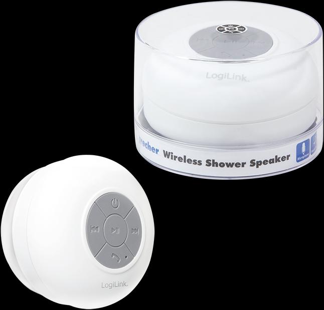 Produktbild LogiLink Bluetooth Lautsprecher für die Dusche (4 h, Akkubetrieb)