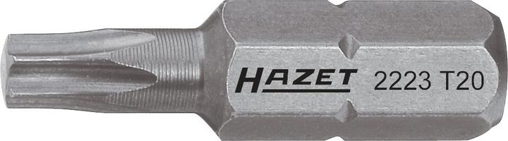 Actual product image HAZET Bit 2223-T30 ∙ Hexagon, solid 6.3 (1/4 inches) ∙ Inside TORX profile ∙ T30 (T 30)