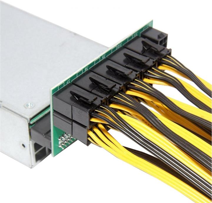 Actual product image PowerGuard PCI-E 6-pin (male) to 8-pin (male) GPU Power Cable 0.5m