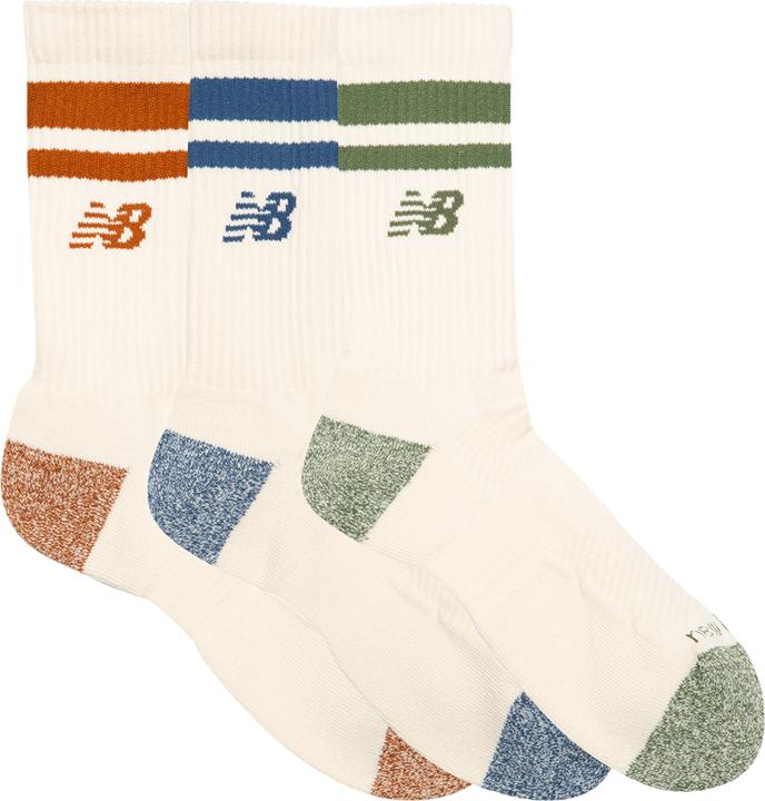 Immagine prodotto New Balance Calzini Active Lifestyle a righe in confezione da 3 (confezione da 3, S)