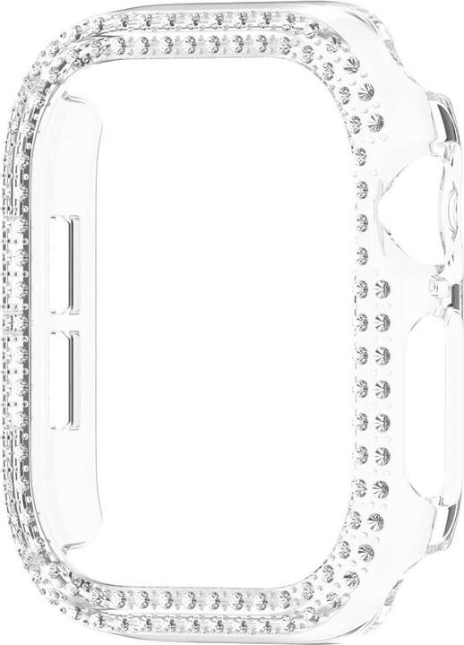 Actual product image Cover-Discount Apple Watch 10 - 42mm - Glitter rhinestone protective case