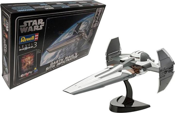 Actual product image Revell Gift Set EP1 Darth Maul's Sith Infiltrator