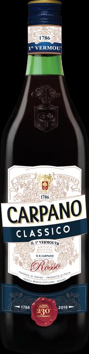 Carpano Classico Rosso (18 Jahre, 16 %, Italien, 1 x 75 cl, Wermut)