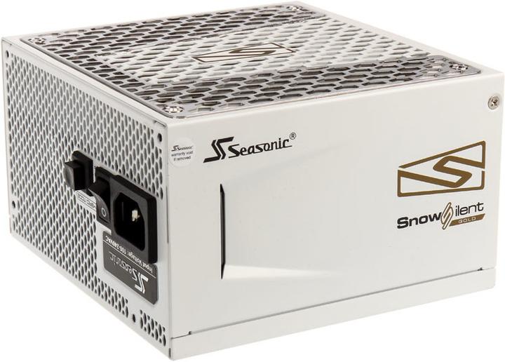 Produktbild Seasonic Prime Snow Silent 80 PLUS Gold Netzteil, modular - 550 Watt (550 W)