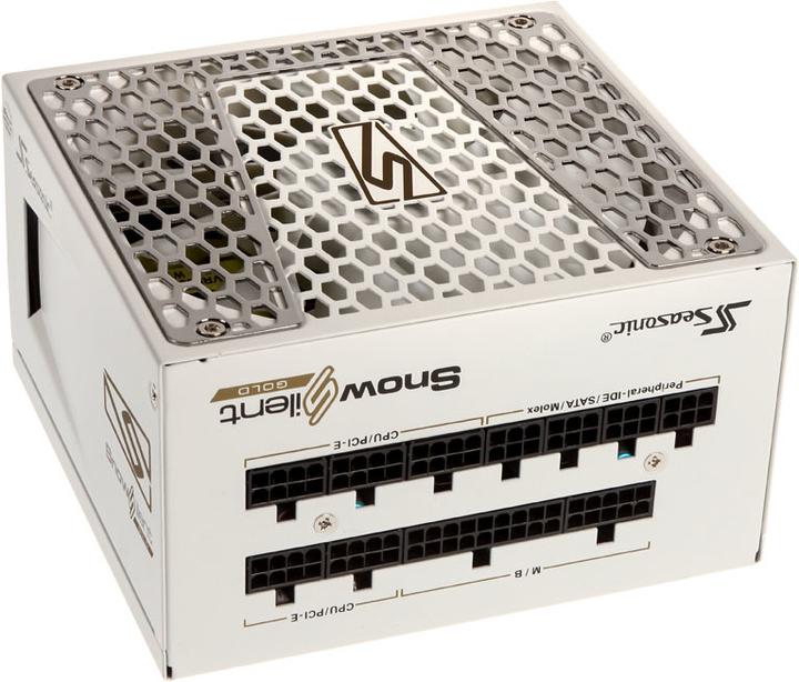 Produktbild Seasonic Prime Snow Silent 80 PLUS Gold Netzteil, modular - 550 Watt (550 W)