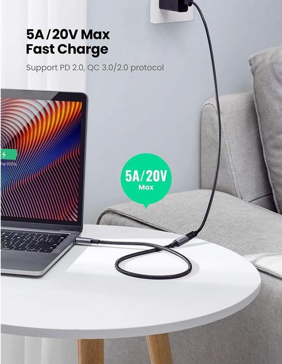 Produktbild Ugreen USB C – USB C (1 m, USB 3.1)