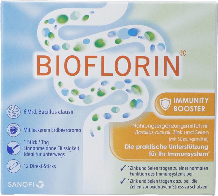 Image du produit Bioflorin Immunity Booster Pulver (12 pièce(s), Stylo, 40 g)