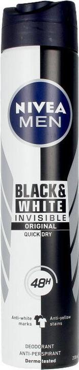 Actual product image NIVEA MEN BLACK & WHITE INVISIBLE deo vapo 200 ml (Spray, 200 ml)