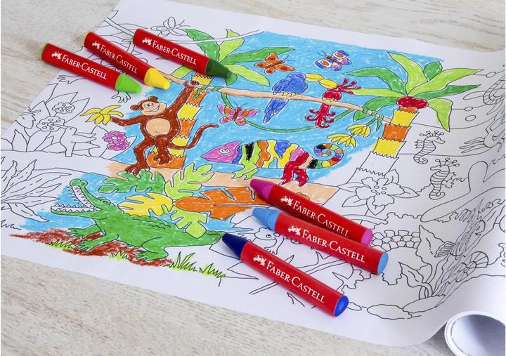 Immagine prodotto Faber-Castell pastello a cera JUMBO (Multicolore, 12 x)