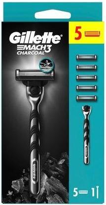 Produktbild Gillette Mach3 Charcoal Herrenrasierer mit 3 Klingen (1 x)