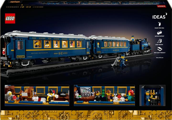 Actual product image LEGO 21344 The Orient Express (21344, LEGO Ideas, LEGO Rare Sets)