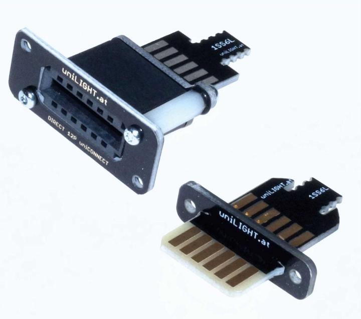 Actual product image Unilight Direct Plug-In Connection Direct With 6 Primary 1 Servo And 6 Pole For Lights And Son
