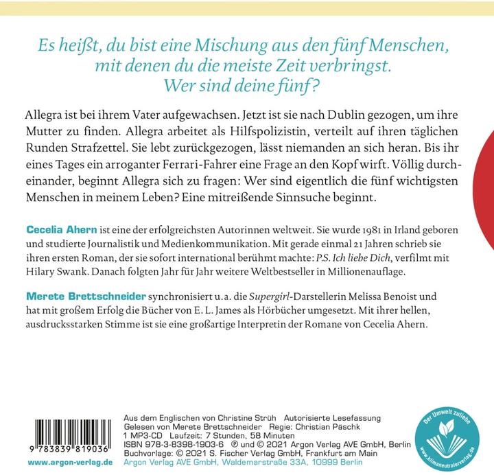 Produktbild Sommersprossen – Nur zusammen ergeben wir Sinn (Christine Strüh, Cecelia Ahern, Merete Brettschneider, Deutsch)