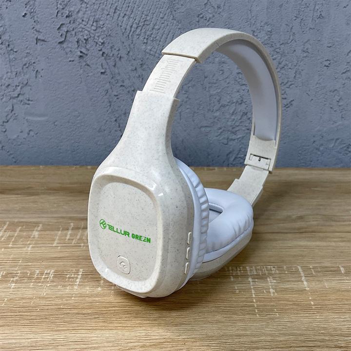 Immagine prodotto Tellur Cuffie Over-Ear Bluetooth verdi Pulse Crema pieghevole (8 h, Cablato)