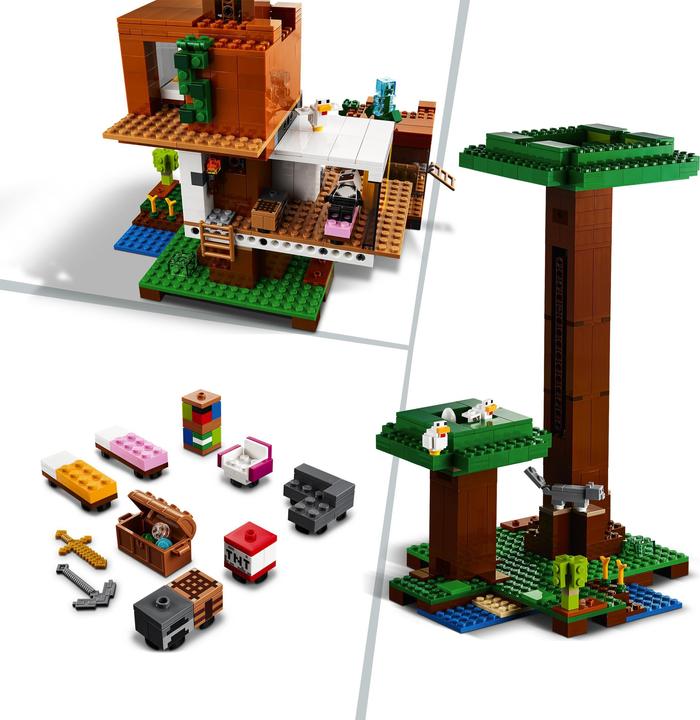 Produktbild LEGO Das moderne Baumhaus (21174, LEGO Minecraft)