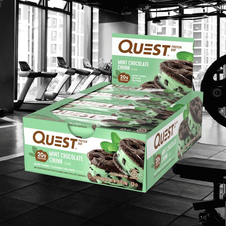 Produktbild Quest Bar (Mint, Schokolade, 1 Stk., 720 g)