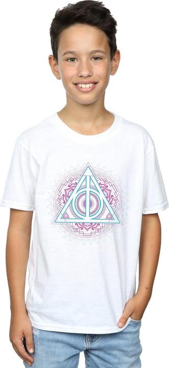 Immagine prodotto Neon Deathly Hallows Maglietta Ragazzi (140, 146)