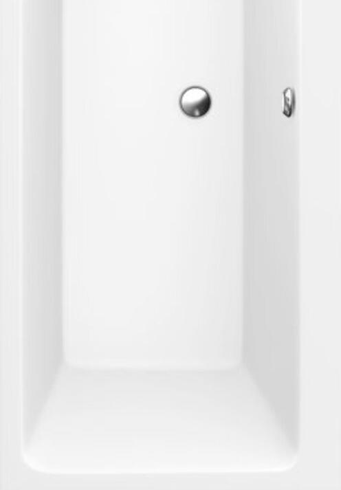Produktbild Villeroy & Boch Rechteckbadewanne Subway 80 x 180 cm alpinwei glatt UBA180SUB2V-01 (180 l, 180 cm, 80 cm)
