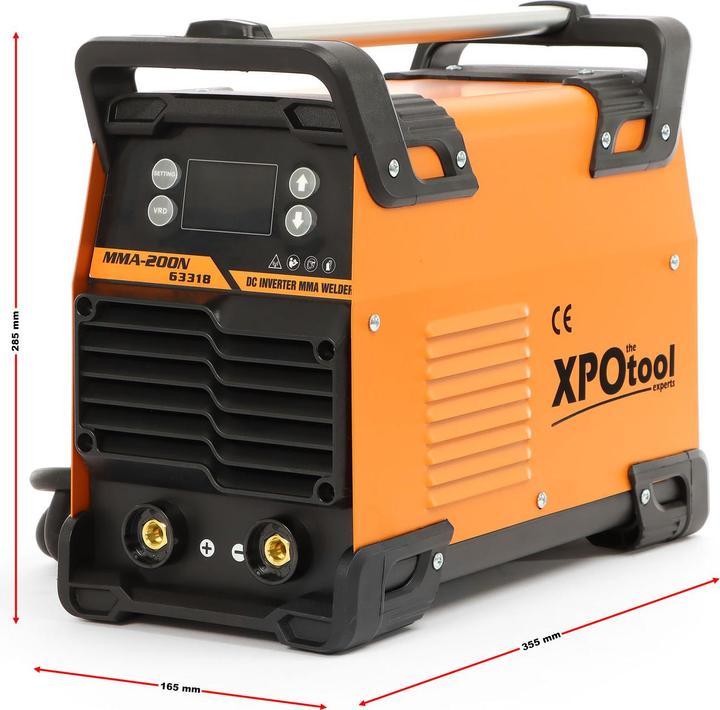 Produktbild XPOtool MMA Elektrodenschweissgerät 20-200A IGBT Inverter Mini E-Hand Tragbar Arc