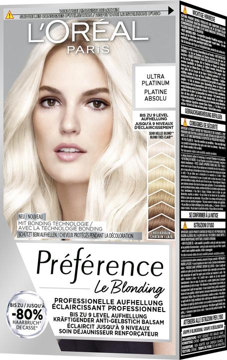 Image du produit L'Oréal Paris Preference Le Blonding (Platine absolue, Ultra Platinum)