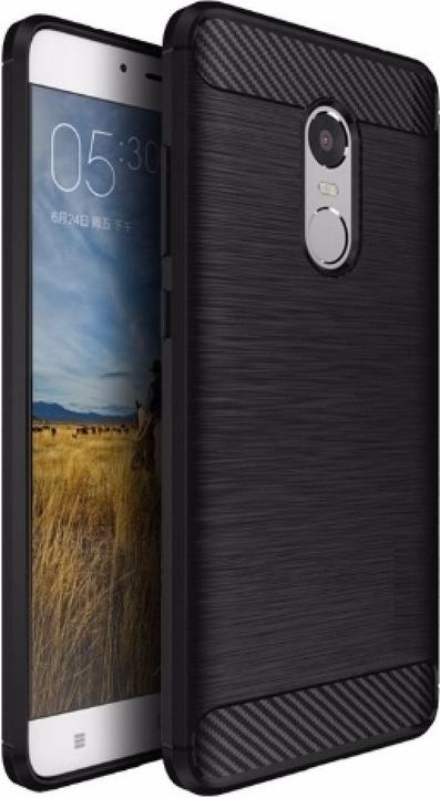 Produktbild Screenguard Xiaomi Redmi Note 3 Pro Hülle Carbon Brushed Soft TPU (Xiaomi Redmi Note 3 Pro)