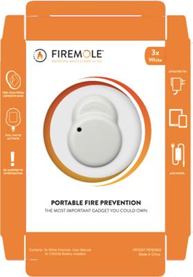 Actual product image Firemole White 1-Pack