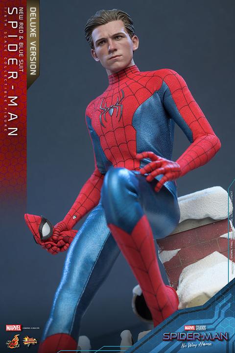 Immagine prodotto Hot Toys Spider-Man: No Way Home statuetta Movie Masterpiece 1/6 Spider-Man (nuova tuta rossa e blu) (Deluxe