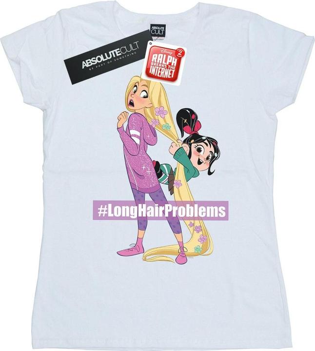 Disney Wreck It Ralph Rapunzel And Vanellope TShirt (L)