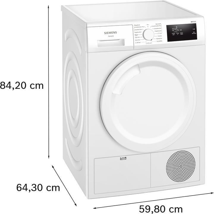 Produktbild Siemens WT43H003 (7 kg, Rechts, EU-Stecker)