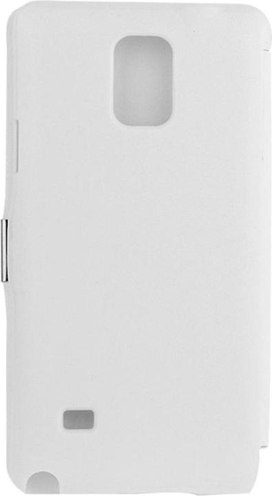 Produktbild König Design Handyhülle Tasche für Samsung Galaxy Note 4 SM N910 Weiss gebürstet (Samsung Galaxy Note 4)