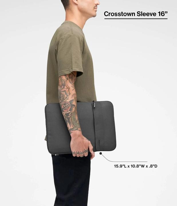 Immagine prodotto Incase Custodia Crosstown per laptop da 16 pollici - Nero (16", Universale)