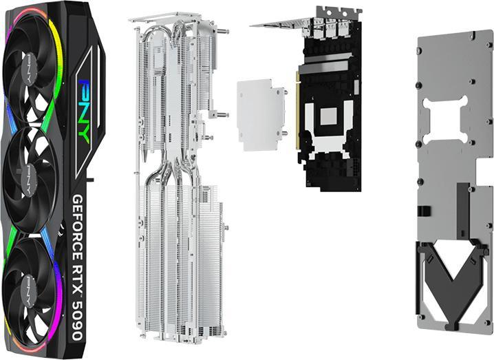 Productafbeelding PNY Geforce Rtx 5090 32gb Argb Gaming Overclocked Triple (32 GB)
