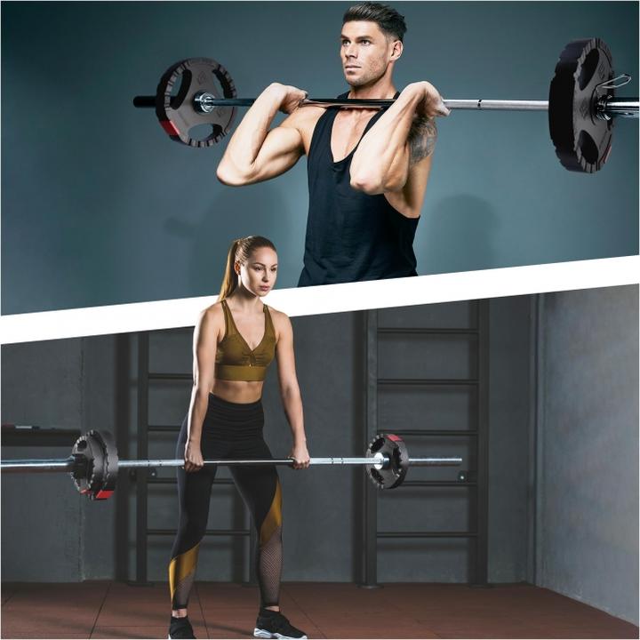 Actual product image Gorilla Sports Weight plate set (4 x 2.5 kg, 4 x 5 kg)