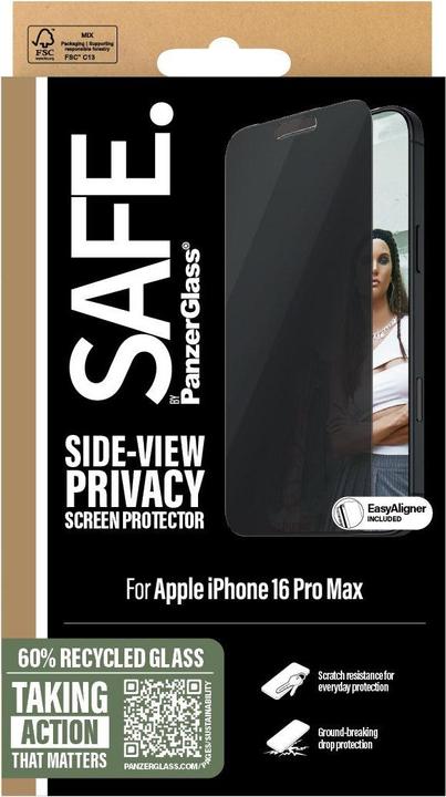 Produktbild PanzerGlass Safe. (1 Stück, Apple iPhone 16 Pro Max)