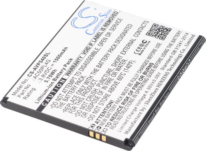 Image du produit AccuCell Akku Archos AC50PL4G, Archos 50 Platinum 4G