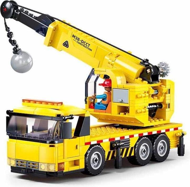 Produktbild Sluban SL96065 - Kranwagen mit Abrissbirne (293 Teile)