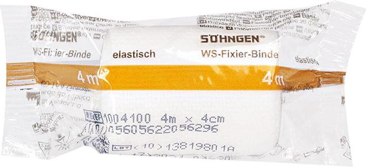 Actual product image Söhngen Elastic fixation bandage 4mx4cm, white, single