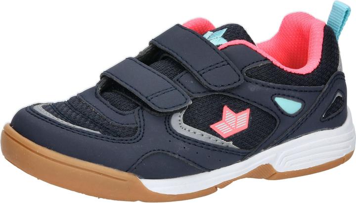 navy/pink/turquoise