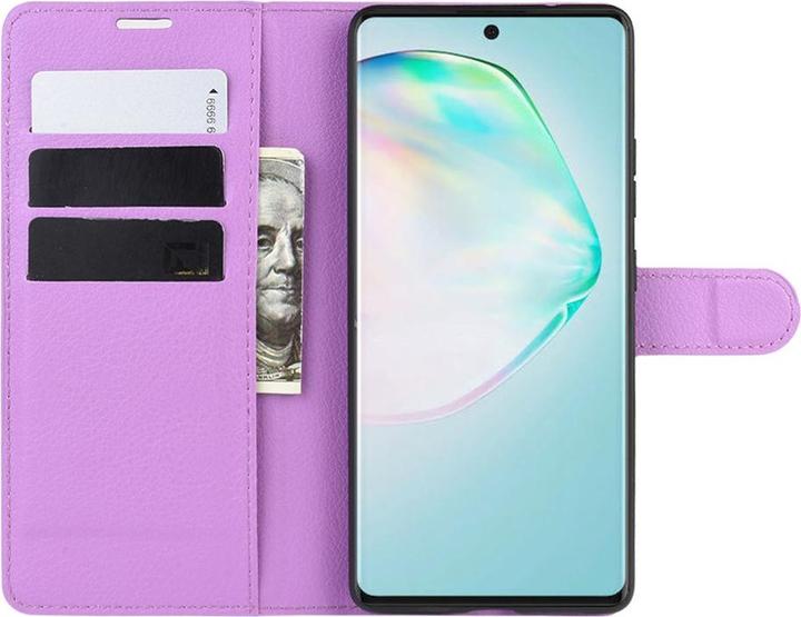 Produktbild Cover-Discount Galaxy S10 Lite - Leder Etui Hülle violett (Samsung Galaxy S10 Lite)