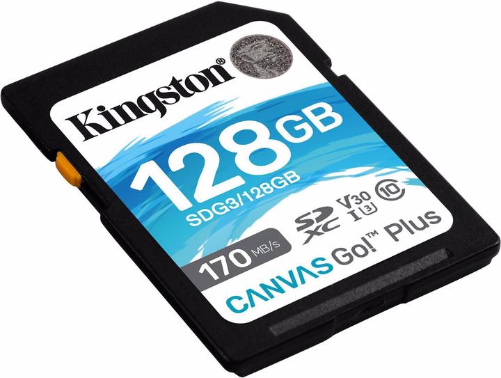 Productafbeelding Kingston Canvas Go! Plus (128 GB, SDXC, U3, UHS-I)