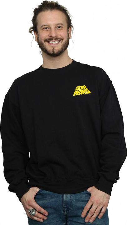 Actual product image Star Wars Mens Japanese Character Badge Sweatshirt (4XL)