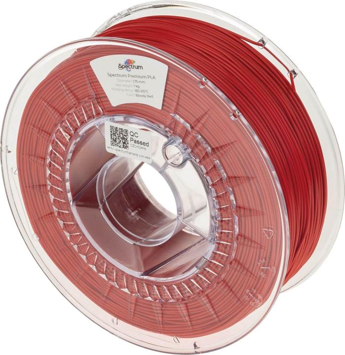 Actual product image Filament (PLA, 1.75 mm, 1000 g, Red)