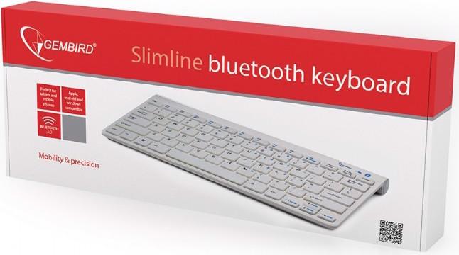Productafbeelding Gembird KB-BT-001-W (NL, Draadloze)