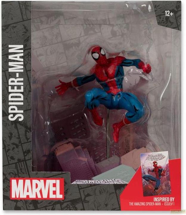 Actual product image McFarlane Marvel Collection PVC Statue 1/10 Spider-Man (The Amazing Spiderman #1) 17 cm