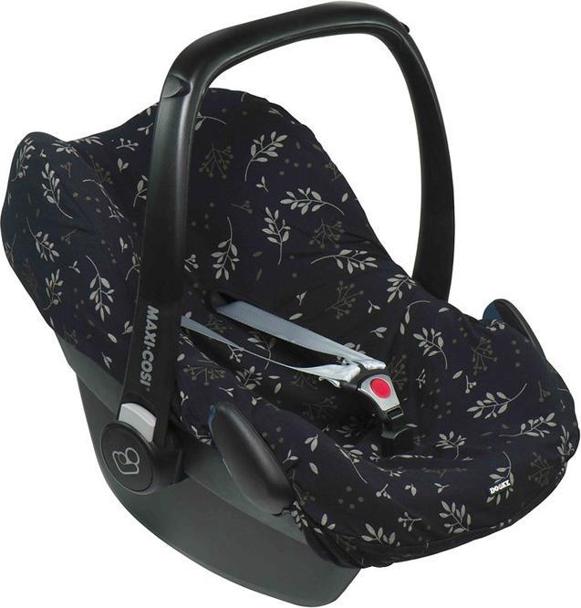 Dooky Babyschalenbezug - Leaves Black