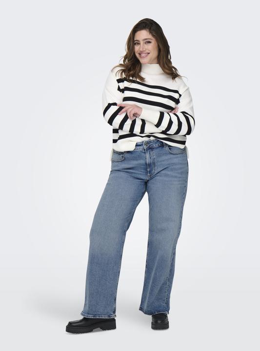 Actual product image Only CARJUICY Hohe Taille Weiter Beinschnitt Jeans Jeans mit weitem Bein (W44/L32)