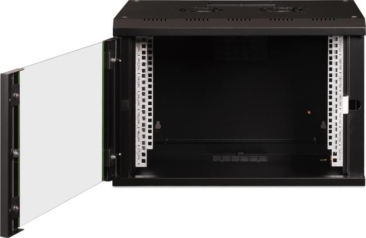 Produktbild Digitus 48,3cm 19Zoll Wandschrank 7HE schwarz Groesse HxBxT 420x600x450 mm (7 HE, 19 Zoll Rack)