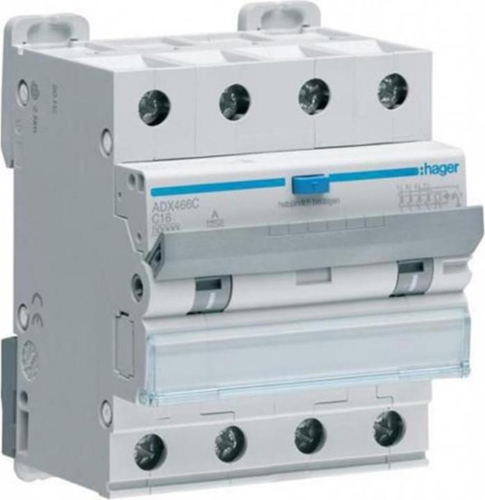 Hager FI-LS 4P 10kA C-16A 30mA A